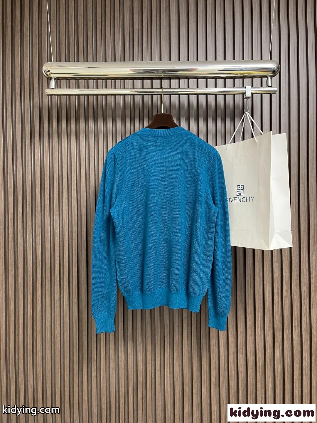 シンプル アナグラム刺繍 ロエベ セーター コピー クルーネック プルオーバー-1