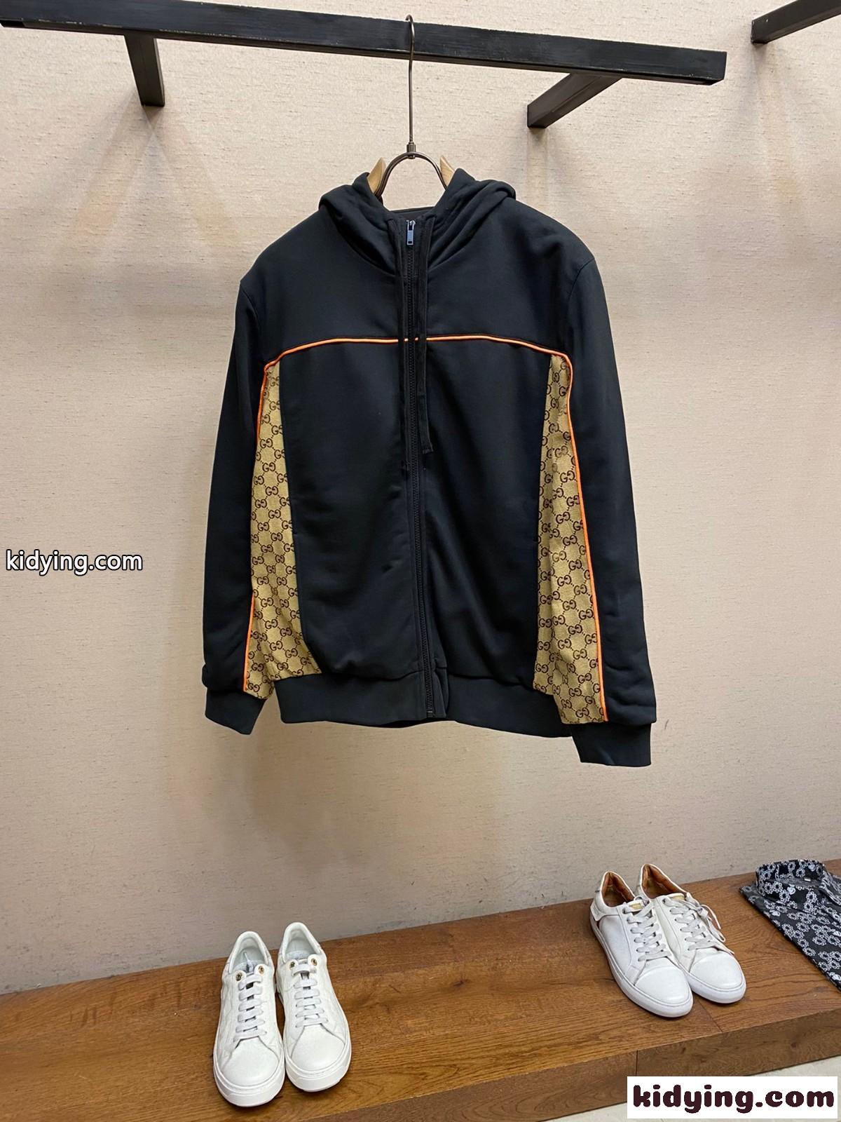 カジュアル コットン ジップジャケット グッチ ジャケット コピー メンズ-0