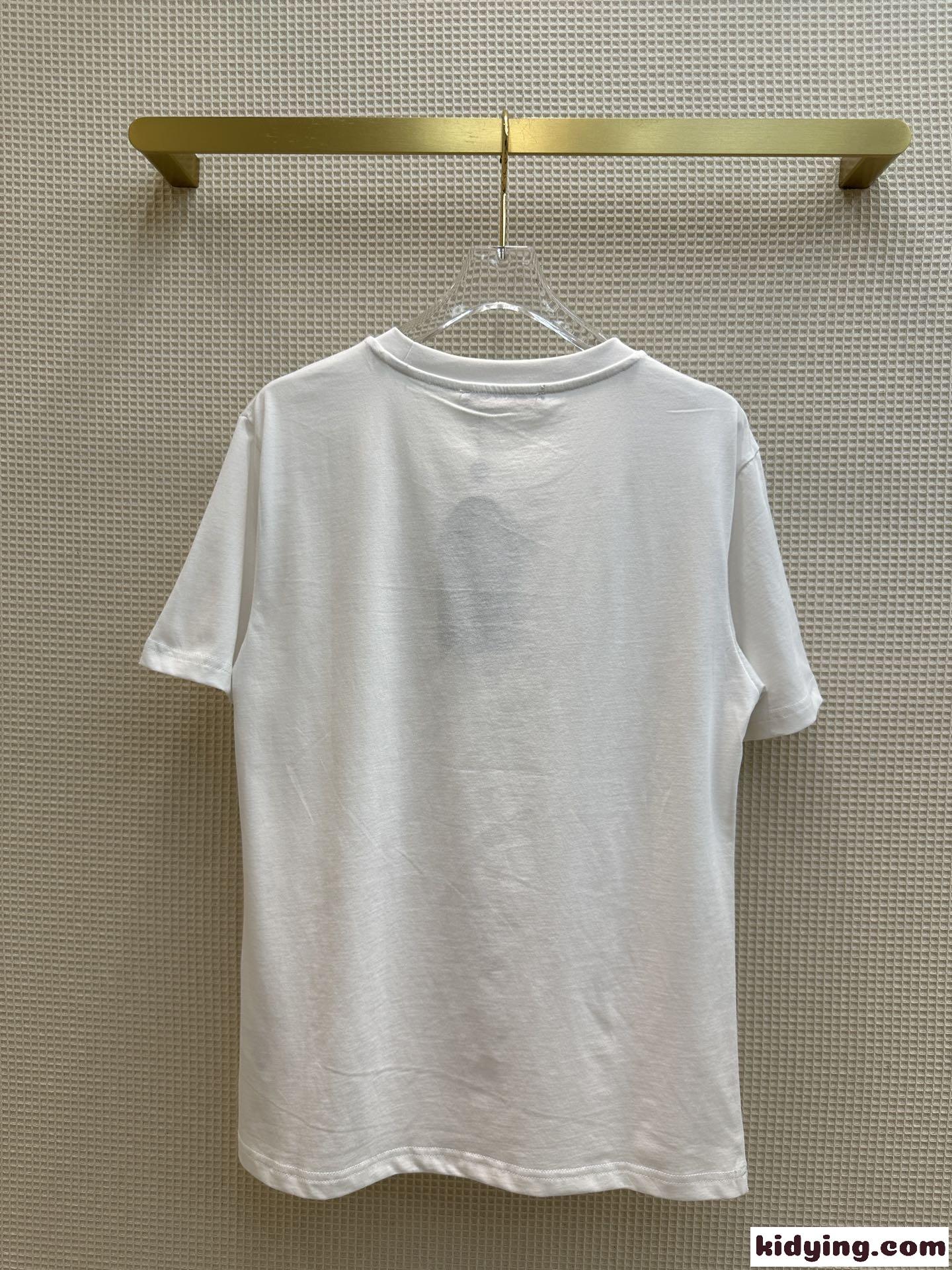 おしゃれ ジッパープリント 半袖Tシャツ ルイヴィトン Tシャツ コピー クルーネック-4
