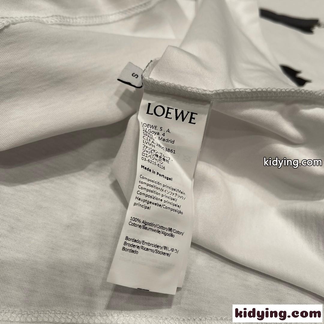LOEWE x ジブリ ハウルの動く城 ヒン マルクル カブ 半袖Tシャツ ロエベ Tシャツ コピー-4