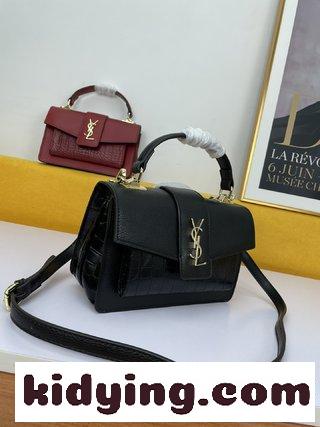 Saint Laurent Paris YSLサンローランの定番は輸入の掌紋牛皮 ワニ紋で作られており サンローラン バッグ 人気 コピー-2