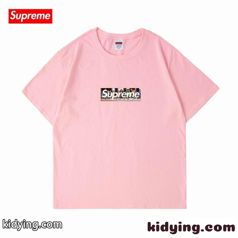 おしゃれ 人気  ロゴ ユニセックス クルーネック 定番 カジュアル シュプリーム tシャツ コピー 全8色 ゆったり-3