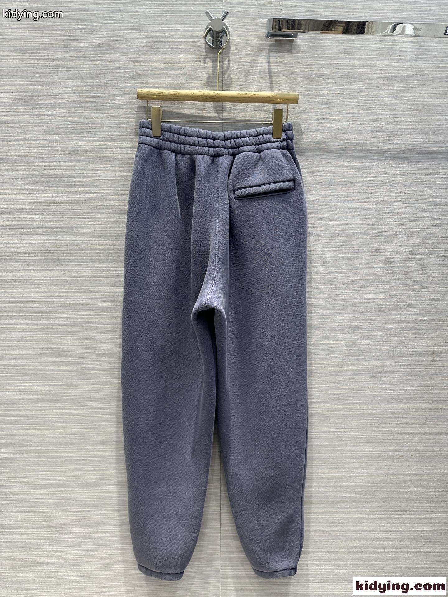 パフロゴ スウェットパンツ アレキサンダーワング パンツ コピー ブルー-3