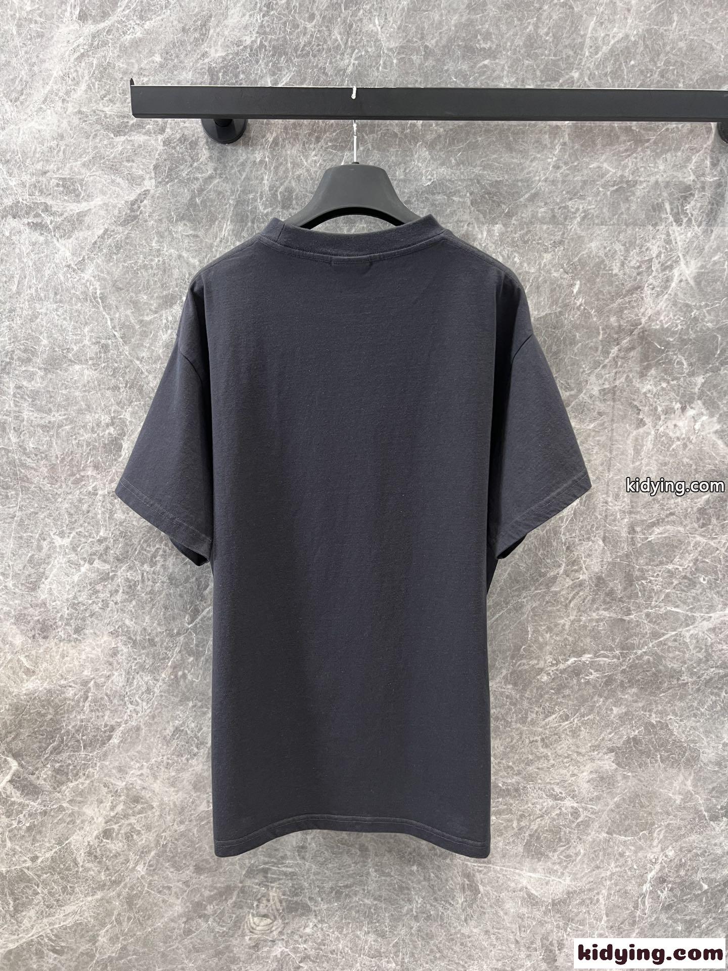 カジュアル お洒落 バレンシアガ Tシャツ 偽物 合わせやすい 半袖Tシャツ-2