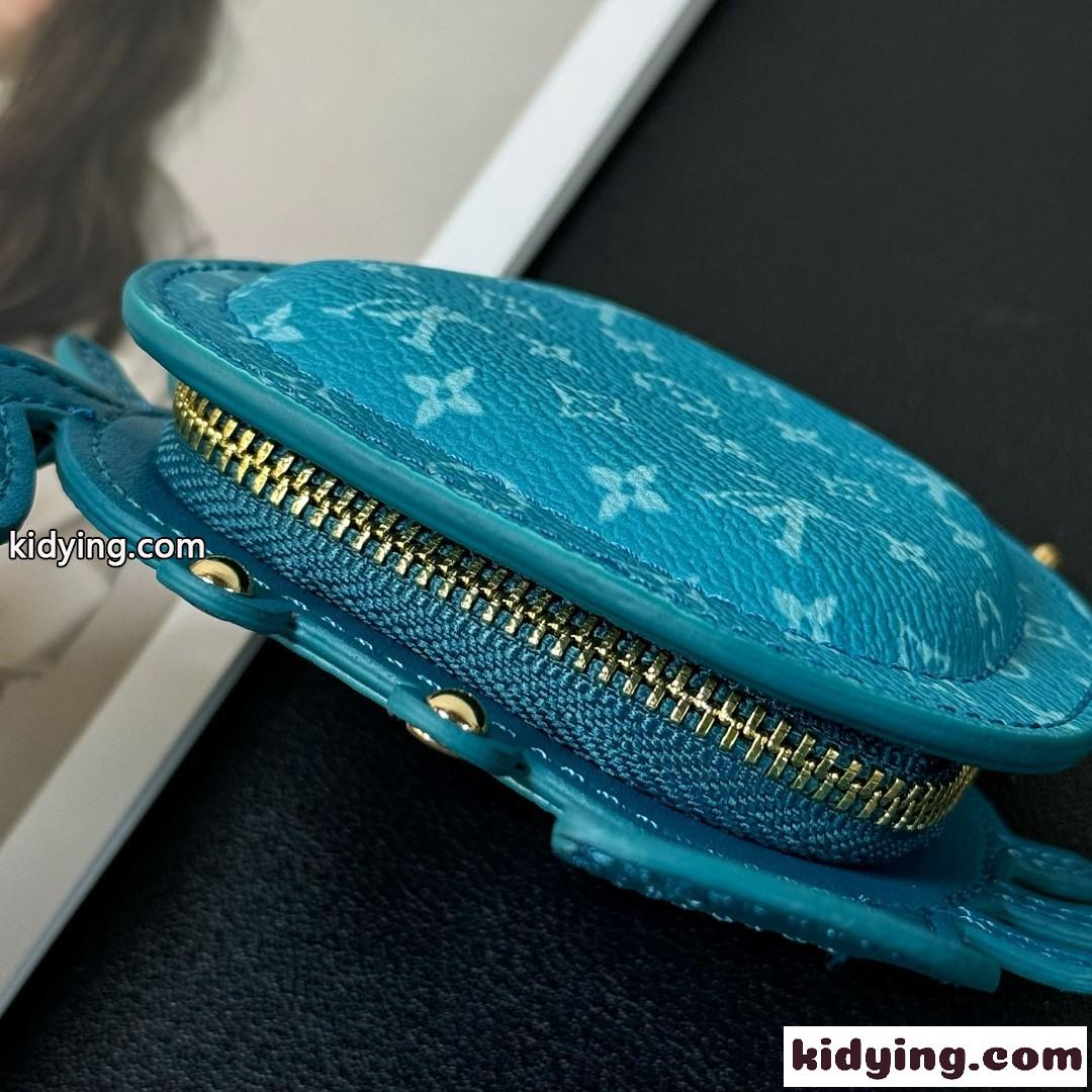 バッグチャーム･LV クラブ ルイヴィトン キーホルダー コピー ブルー-4