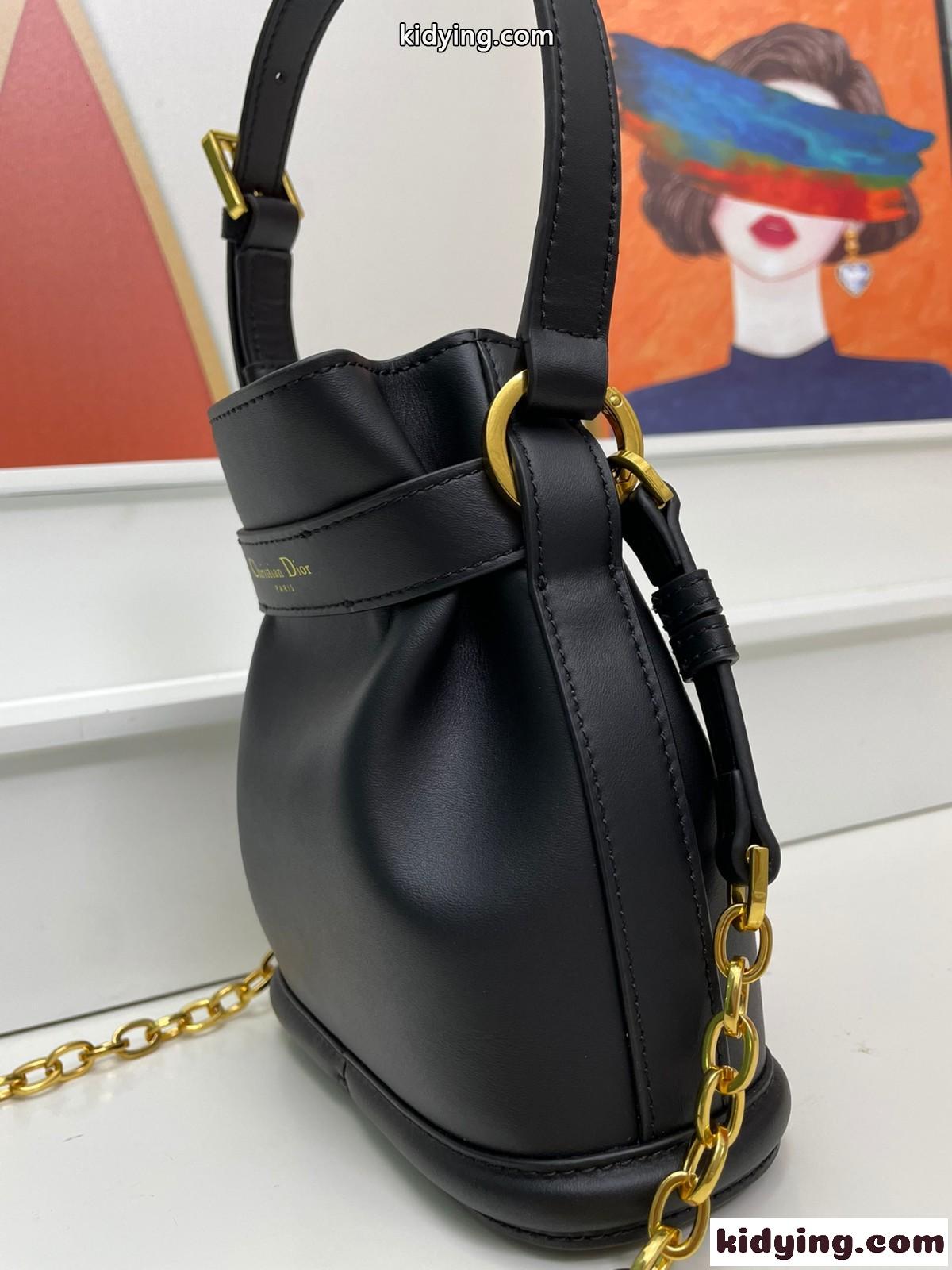 ミディアム CDエンボス CEST DIOR バッグ クリスチャン・ディオール バッグ コピー ブラック-2