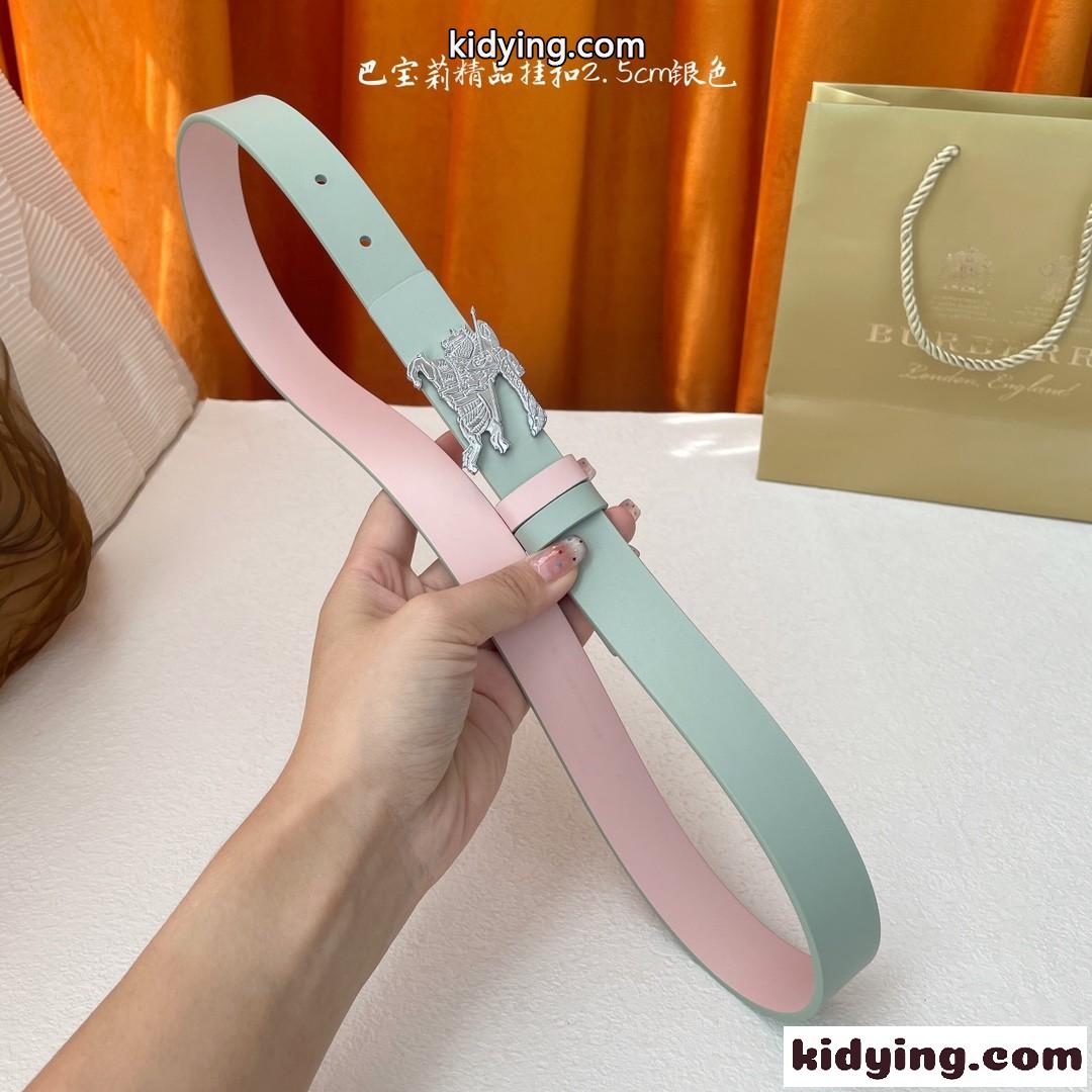 バーバリー ベルト コピー 合わせやすい 人気 上品 リバーシブル レザーベルト-4