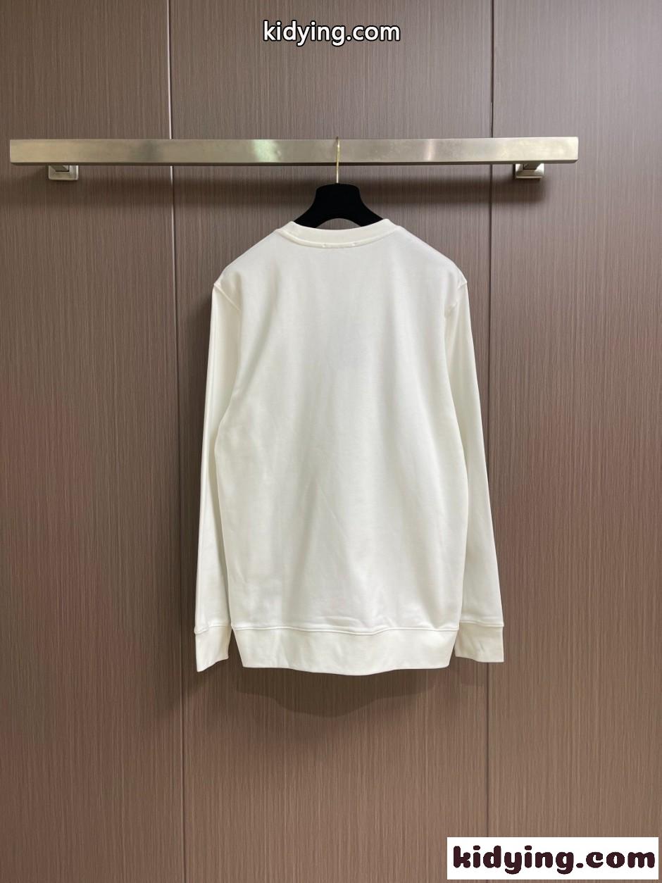 GIVENCHY 4Gロゴ コットン スウェットシャツ ジバンシィ Tシャツ 偽物 ホワイト-1