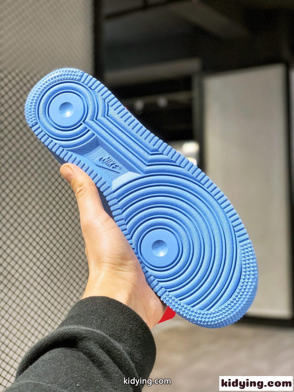 OFF-WHITE X Air Force 1 オフホワイト スニーカー コピー メンズ 人気 カジュアル おしゃれ 合わせやすい ブルー-4