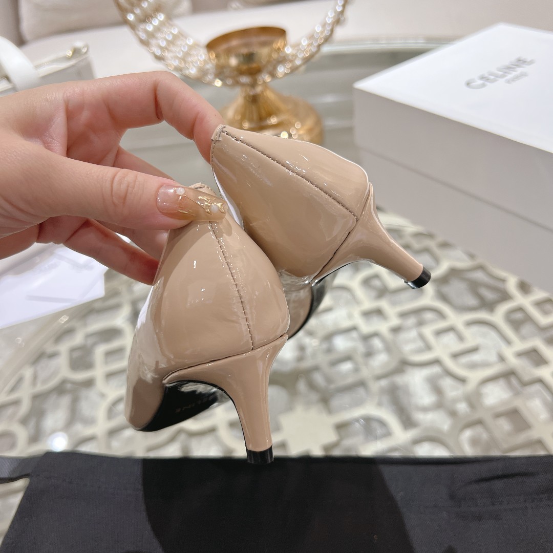 セリーヌ パンプス コピー レディース 洗練された トリオンフ ポインテッドトゥ-3