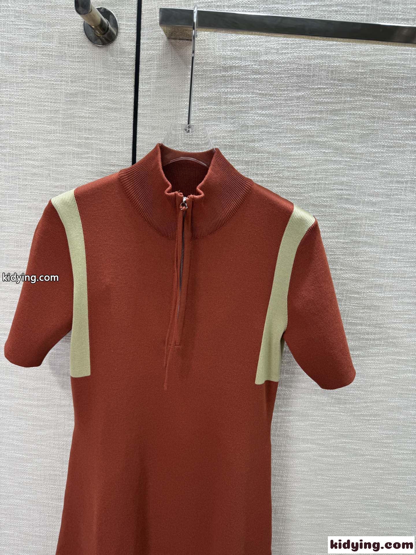ハーフジップ ニットドレス フェンディ ワンピース スーパーコピー-2