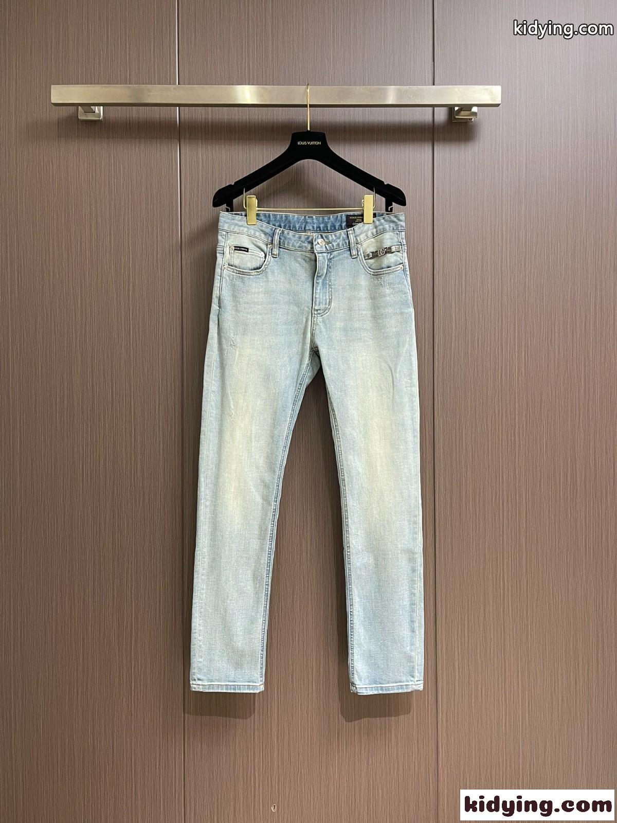 カジュアル ストレッチ デニムパンツ ドルチェ&ガッバーナ ジーンズ コピー デニムパンツ-1