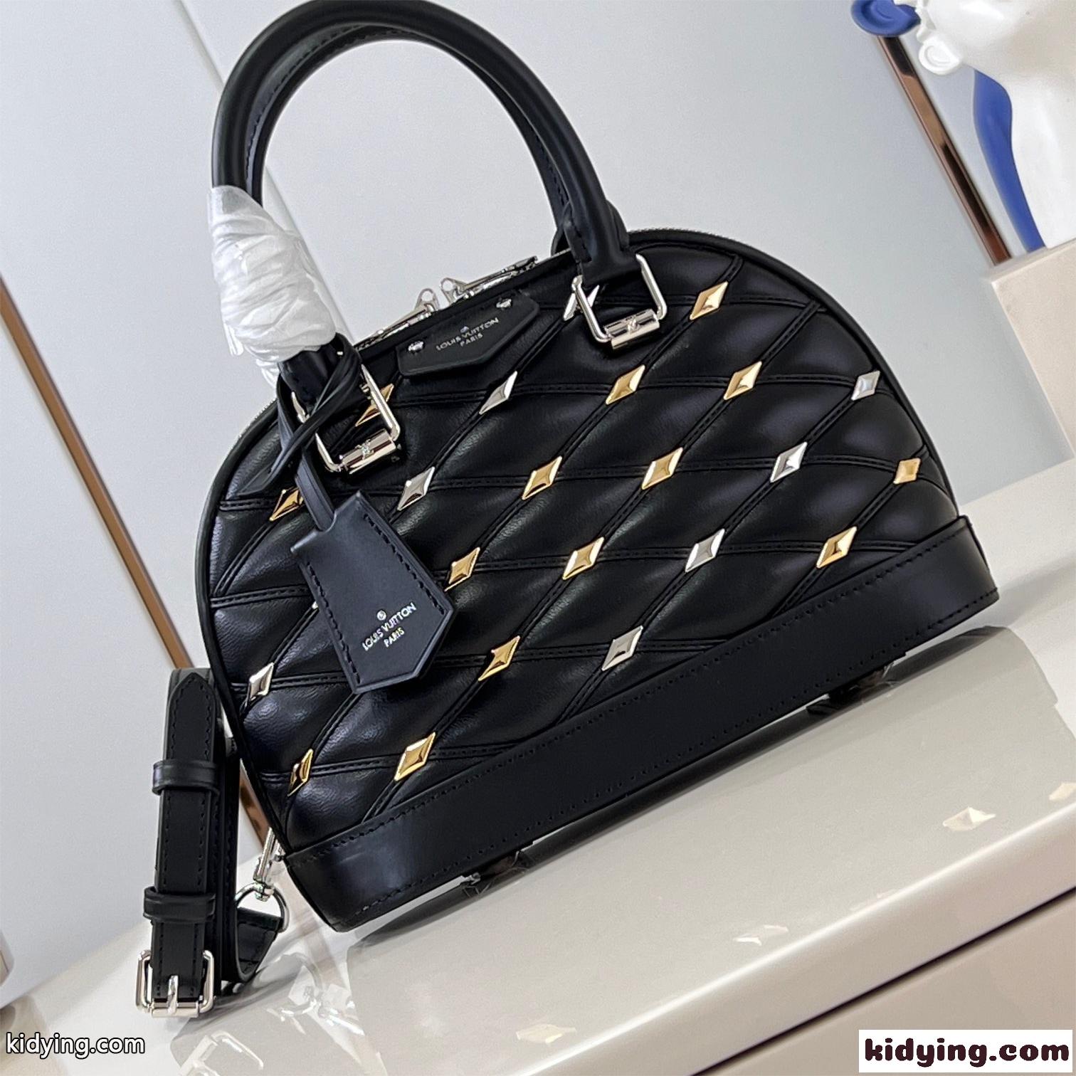 M83019 LV アルマ BB マルタージュ スタッズ ハンドバッグ ルイヴィトン バッグ スーパーコピー-0