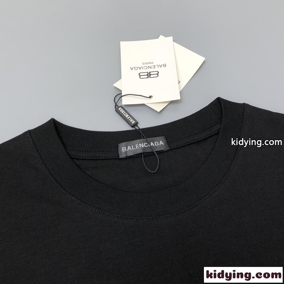 バレンシアガ Tシャツ コピー 半袖 人気 BALENCIAGA×adidas ロゴプリント トップス-2