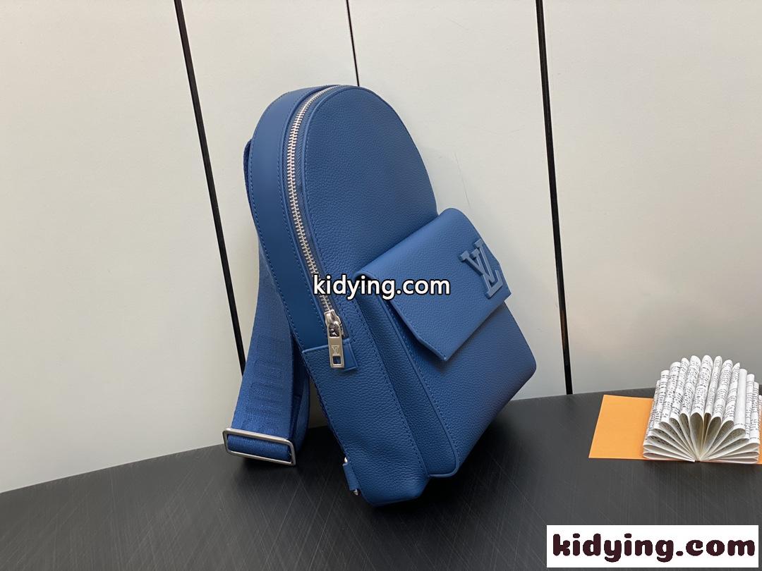 M23765 パイロット・スリングバッグ ルイヴィトン バッグ スーパーコピー ブルー-0