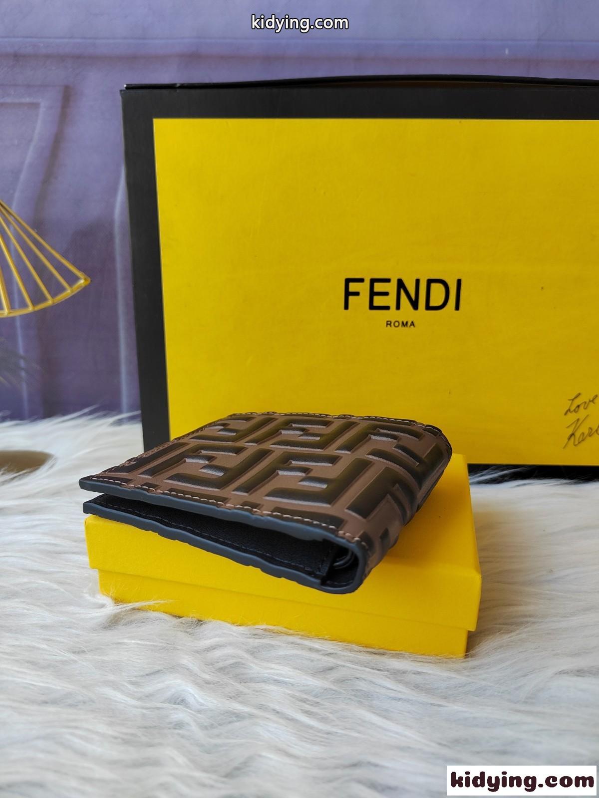 人気 FF フェンディ 財布 コピー 二つ折り財布 ウォレット ユニセックス-0