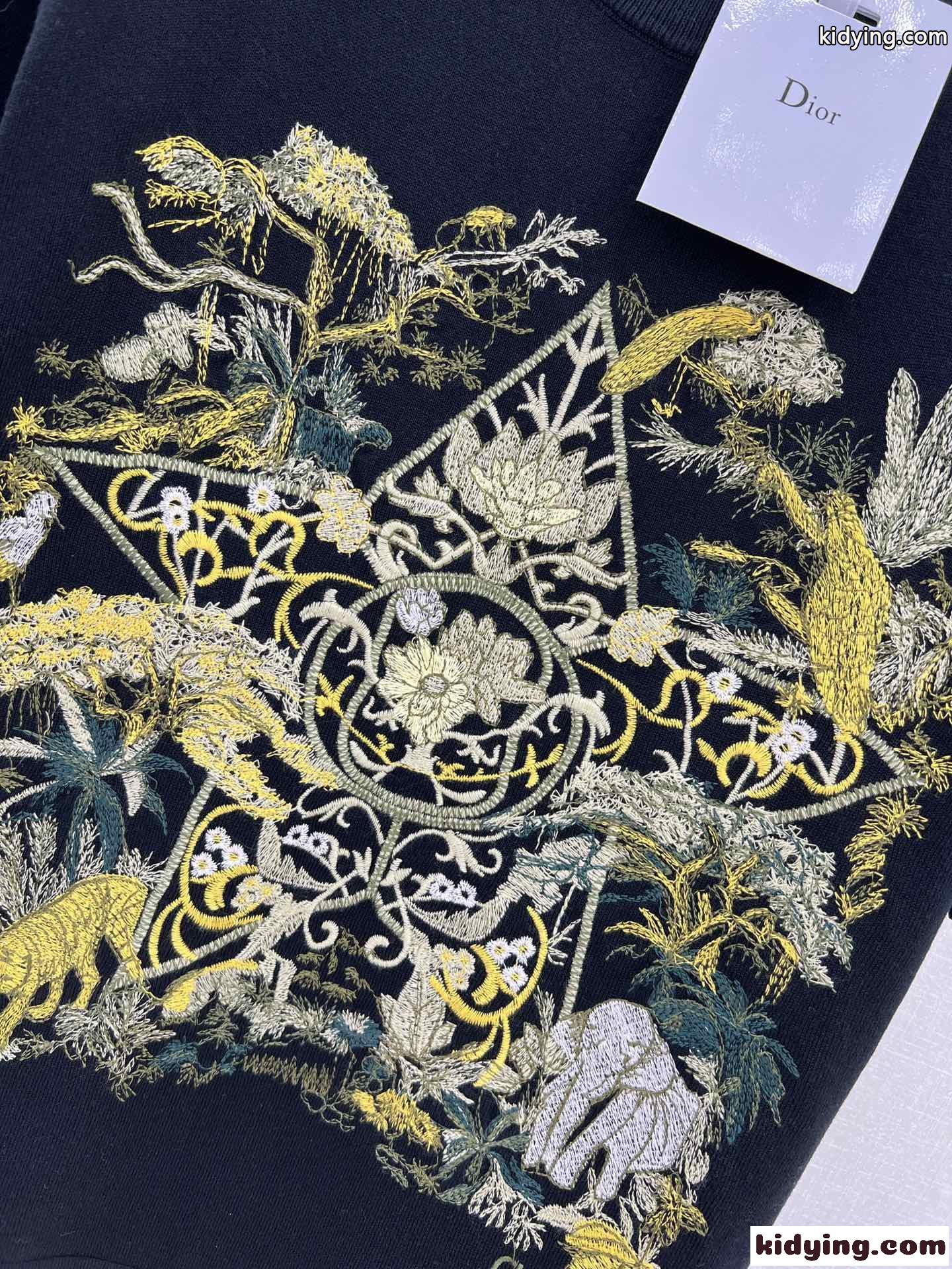クリスチャン・ディオール Tシャツ コピー Étoile de Voyage テンセル ジャージー 半袖Tシャツ-2