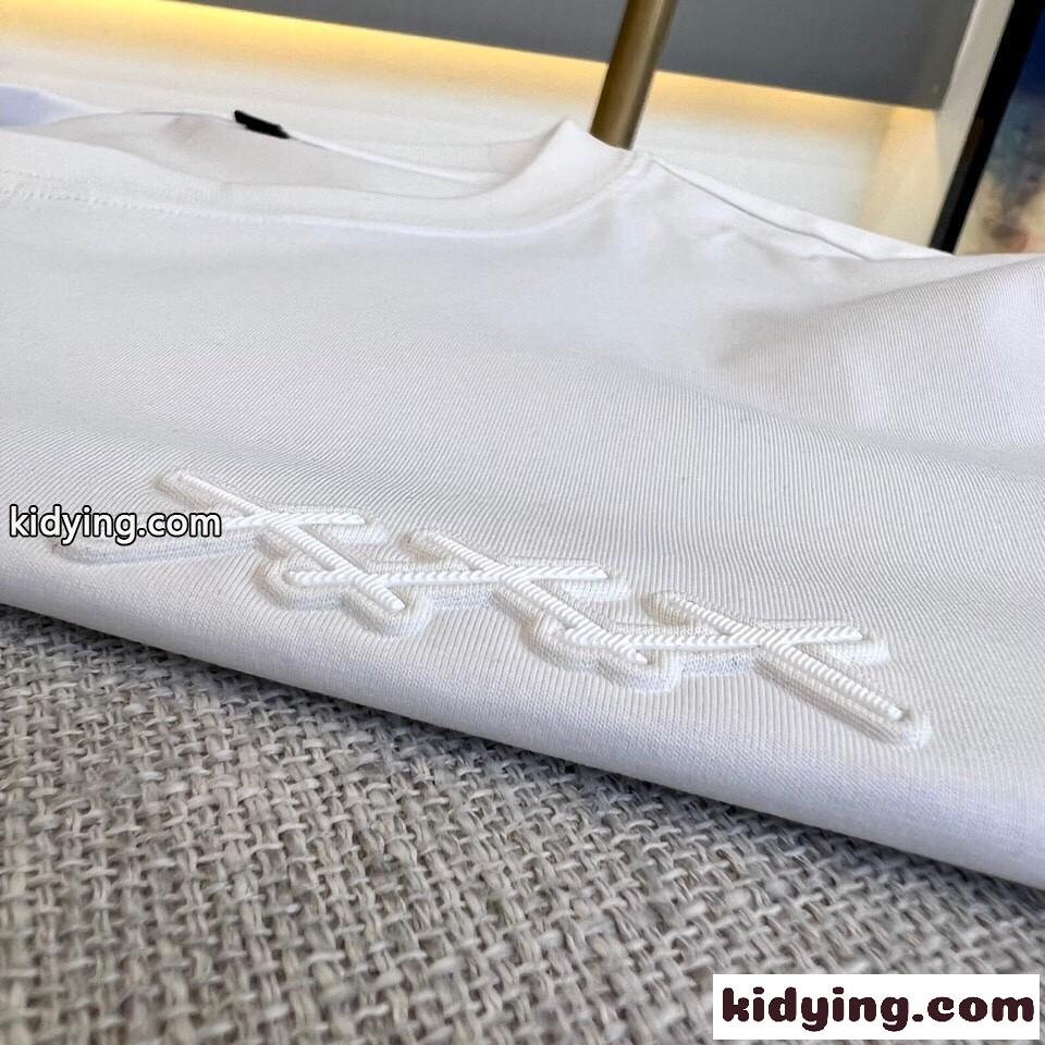 定番 合わせやすい クルーネック エルメネジルド・ゼニア Tシャツ コピー 半袖Tシャツ-3