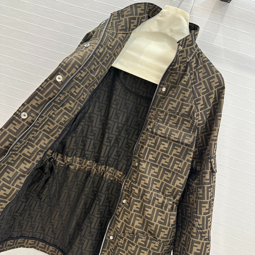 人気 FFキャンバス ジャケット フェンディ ジャケット コピー レディース-3