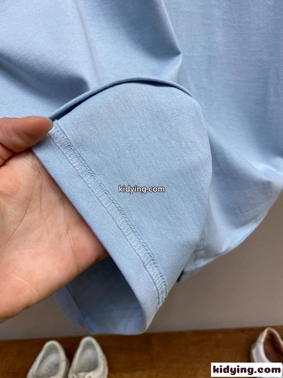クリスチャン・ディオール Tシャツ コピー DIOR AND HYLTON NEL Tシャツ ブルー-4