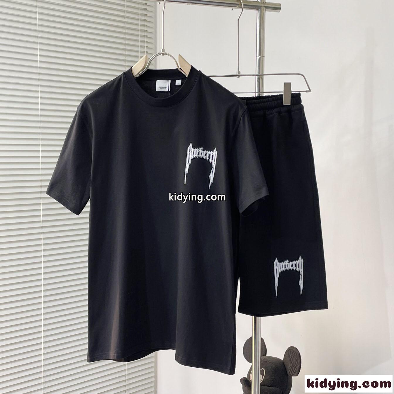 定番 カジュアル ショートパンツ 半袖Tシャツ 2点セット バーバリー メンズ コピー-0