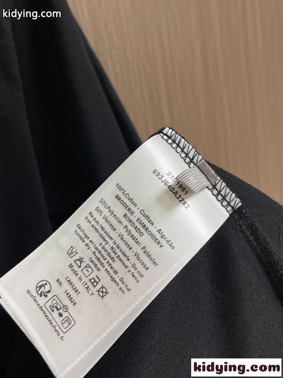 Dior Secret Garden Tシャツ クリスチャン・ディオール スーパーコピー ブラック-4