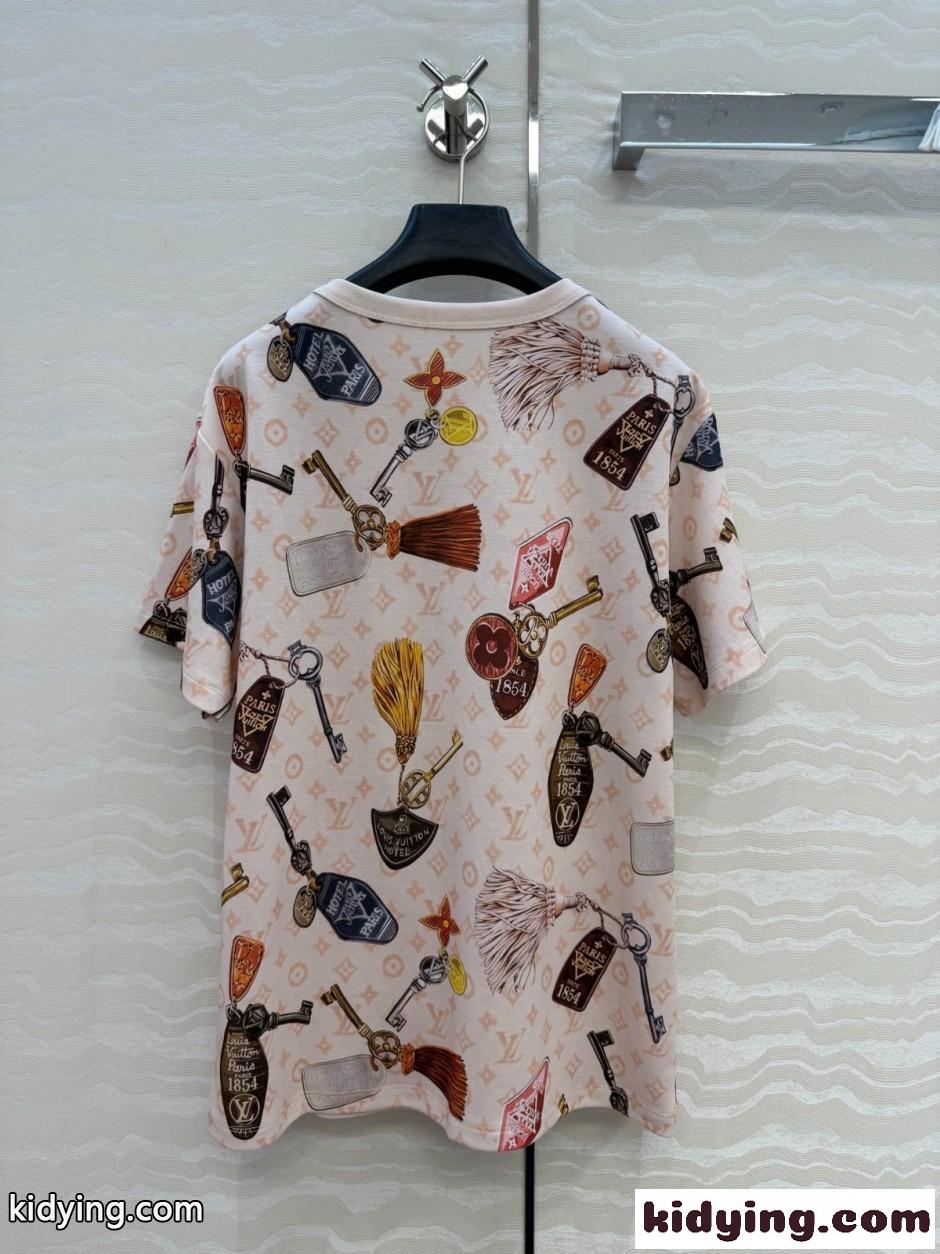 モノグラム ゲットアウェイ プリントTシャツ ルイ・ヴィトン Tシャツ コピー-4