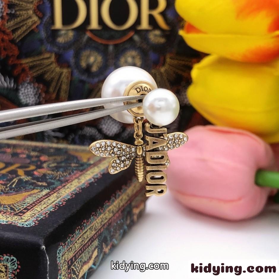 クリスチャン・ディオール イヤリング 偽物 JADIOR ビー&パール ピアス-4