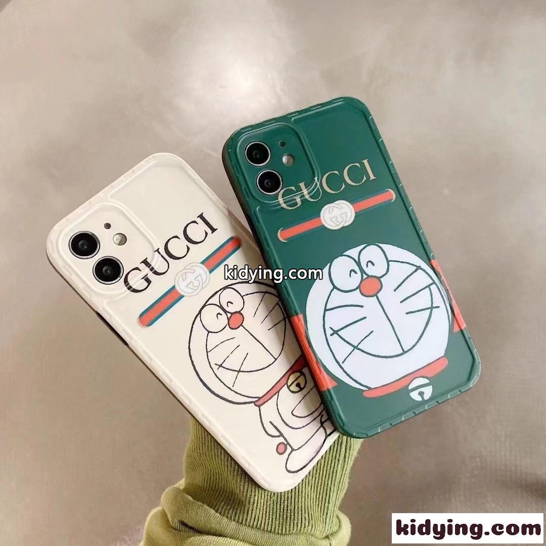おしゃれ 可愛い ドラえもん グッチ アイフォンケース コピー iPhone13 人気 軽量 カバー スマホケース-2