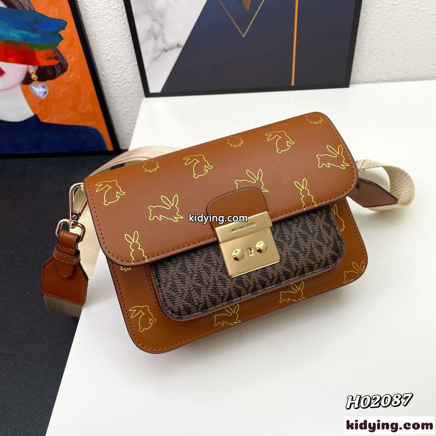 コンパクト マイケルコース バッグ コピー 可愛い ウサギ プリント ショルダーバッグ-1