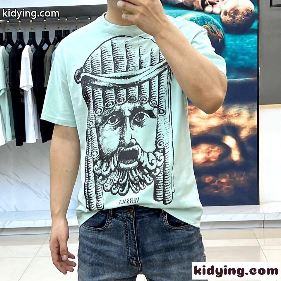 注目される ラ マスケラ Tシャツ ヴェルサーチェ Tシャツ コピー 半袖 トップス-1