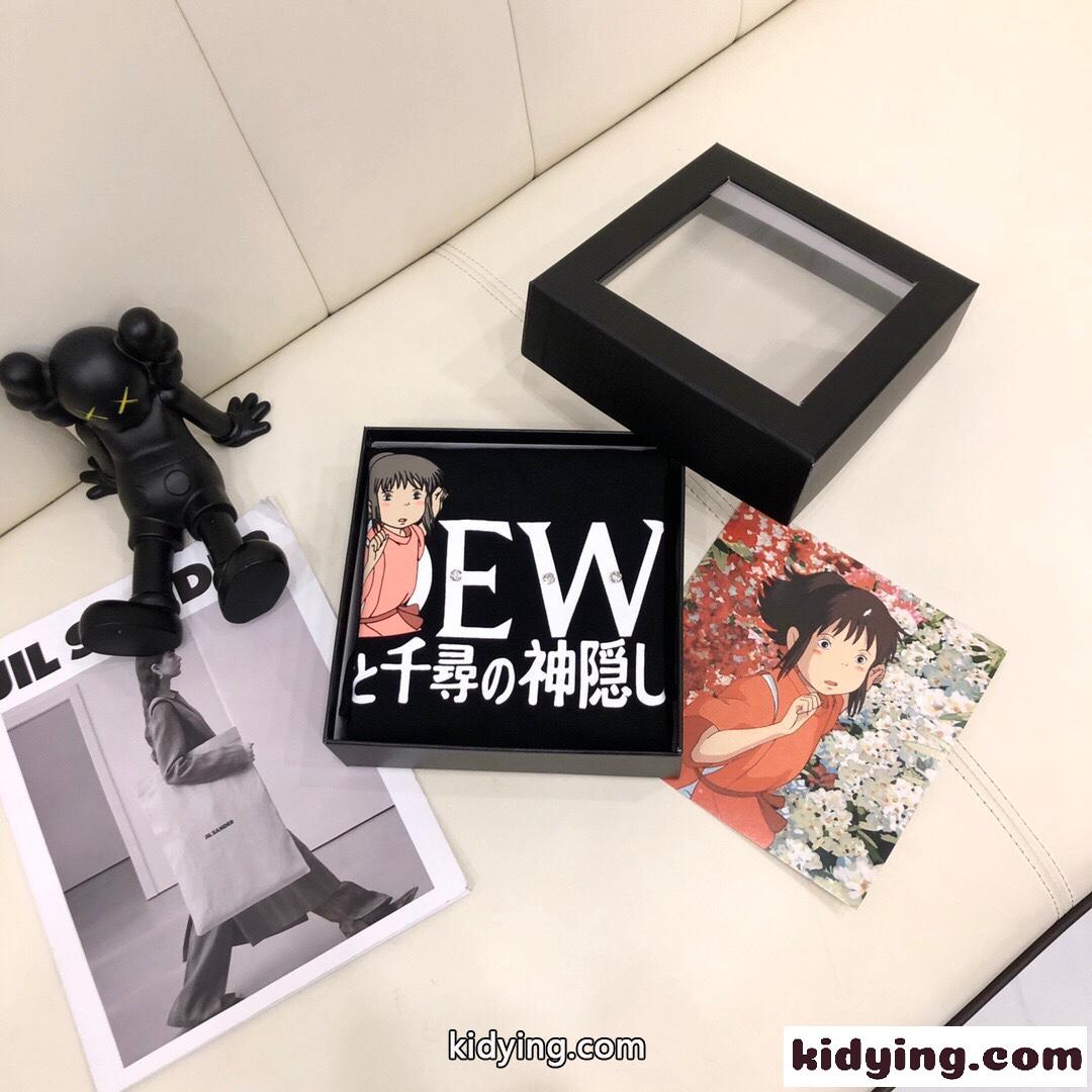 シンプル カジュアル おしゃれ プリント ビーズ飾り クルーネック ロエベ tシャツ コピー 春夏 定番 ゆったり-3
