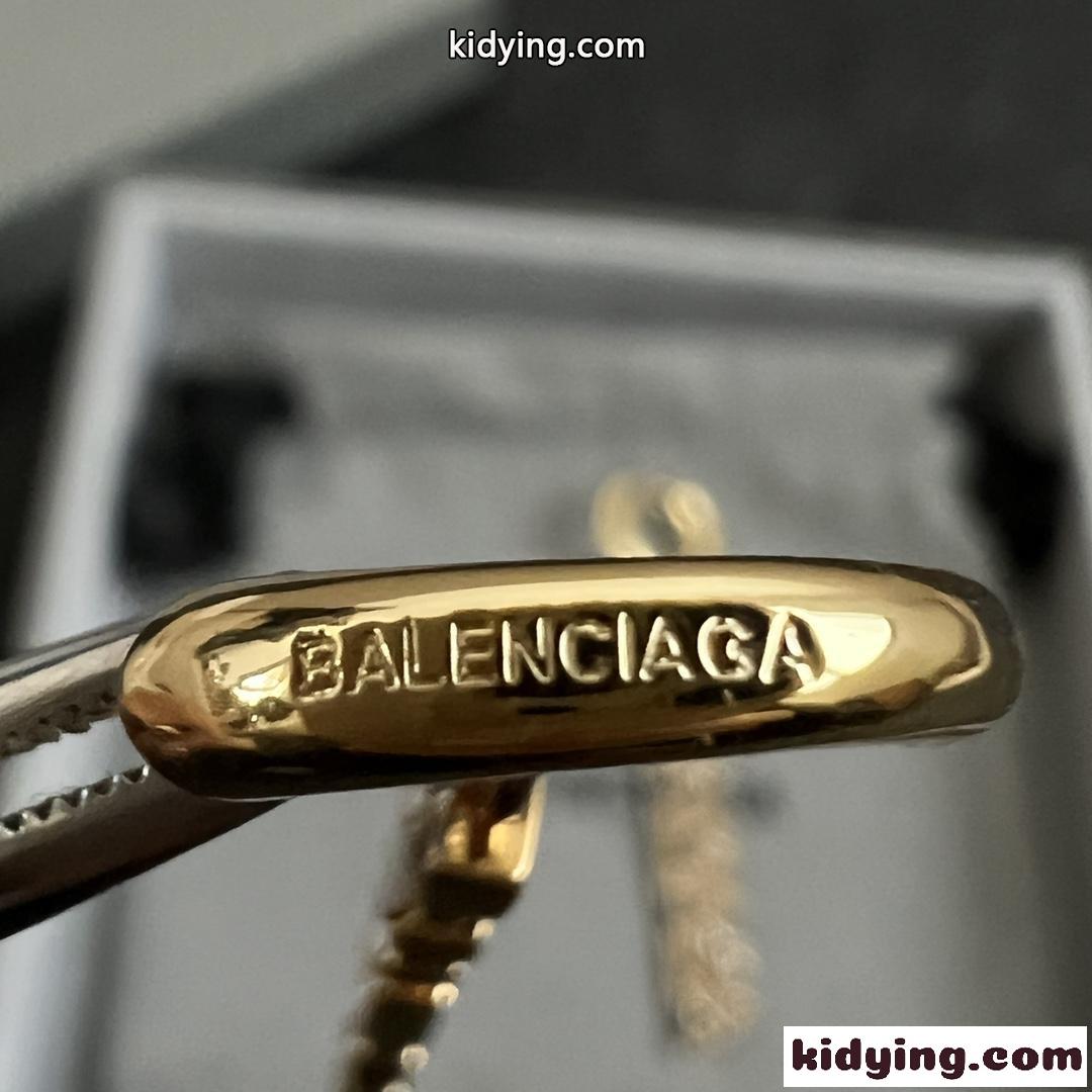 キラキラ BALENCIAGA モノグラム バレンシアガ イヤリング コピー レディース-3