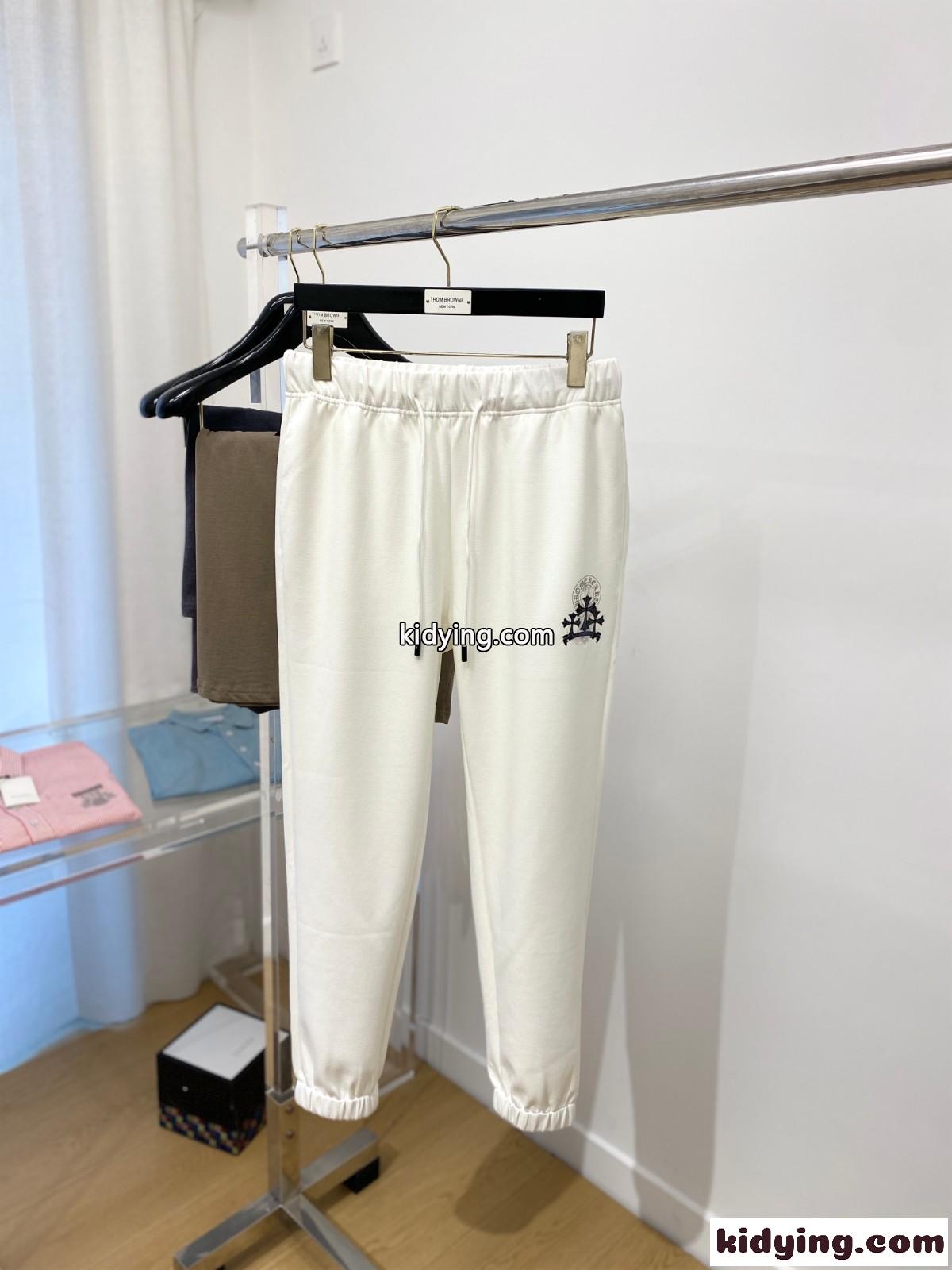 カジュアル 定番 ジョガーパンツ クロムハーツ パンツ コピー ホワイト-0