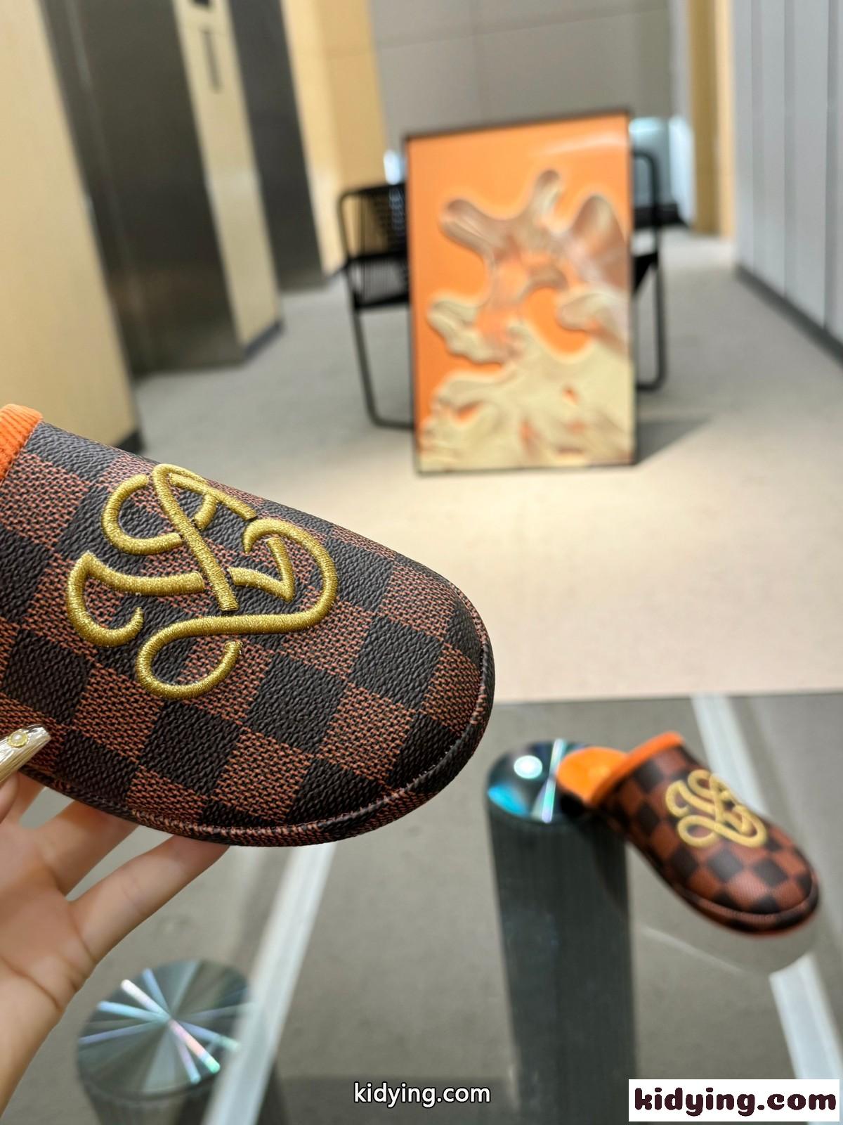 LV パレス・ライン ミュール ルイヴィトン サンダル スーパーコピー オレンジ-0