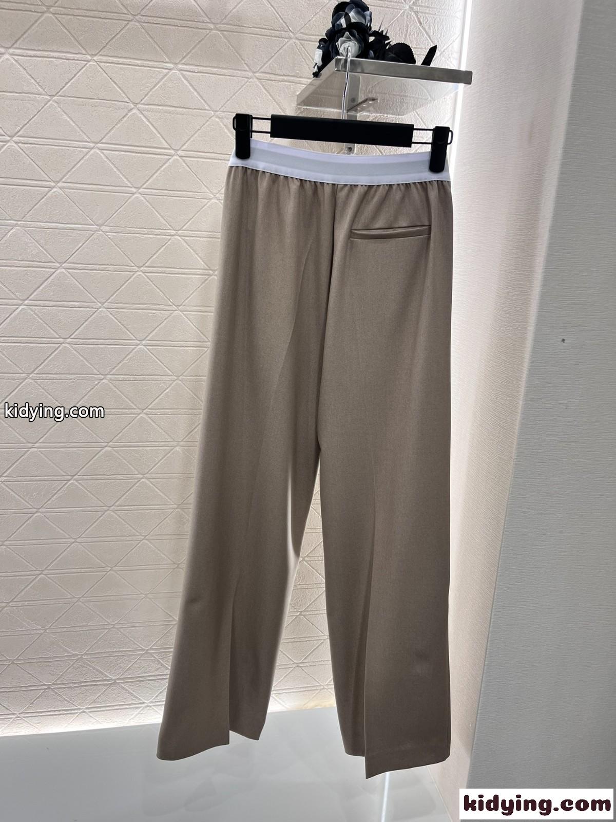 お洒落 ロゴウエスト カジュアルパンツ ロエベ パンツ コピー レディース-1