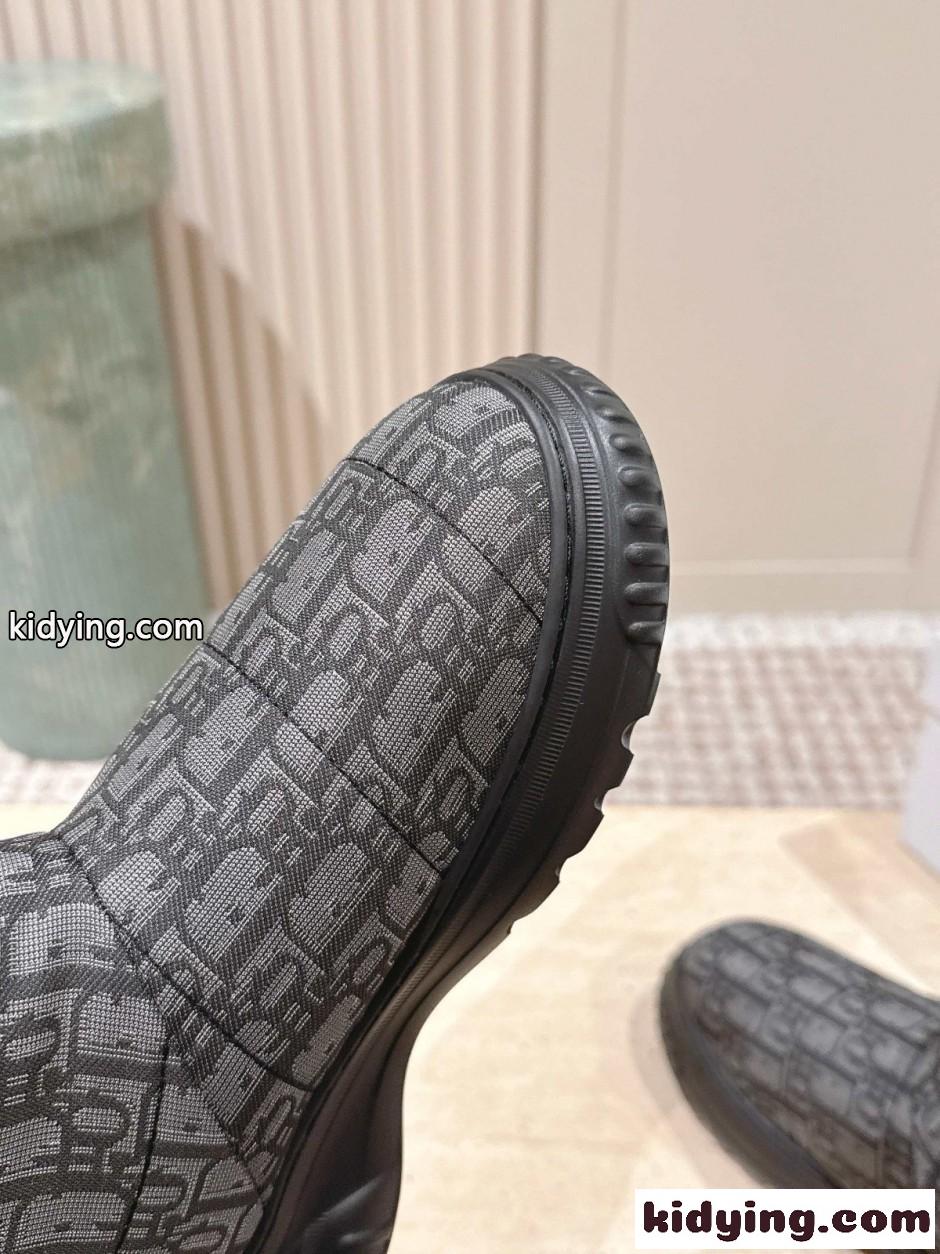 DiorAlps Dior Frost ショートブーツ クリスチャン・ディオール ブーツ コピー ブラック-2