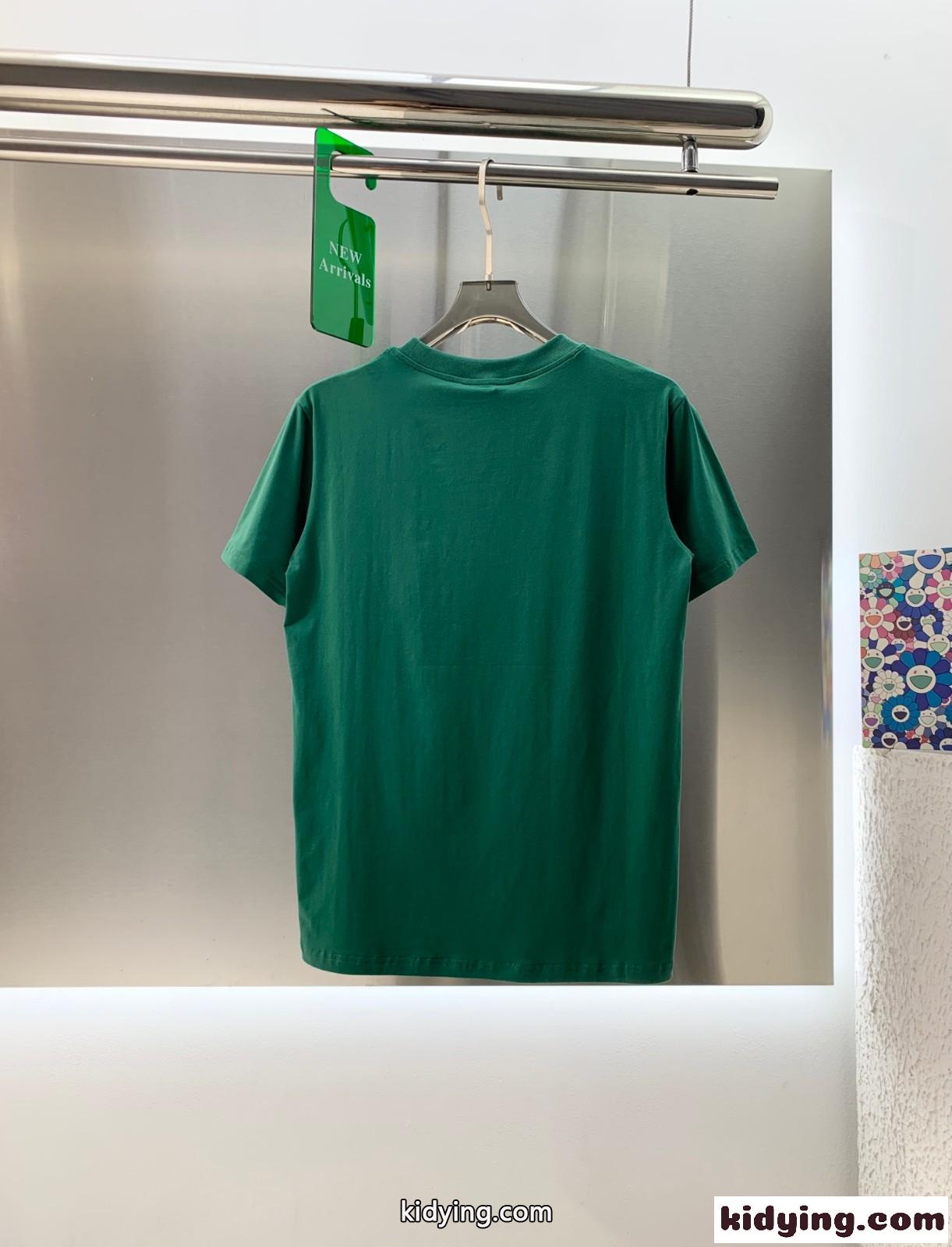 ユニセックス プリント コットン 半袖Tシャツ ヴァレンティノ Tシャツ コピー-2