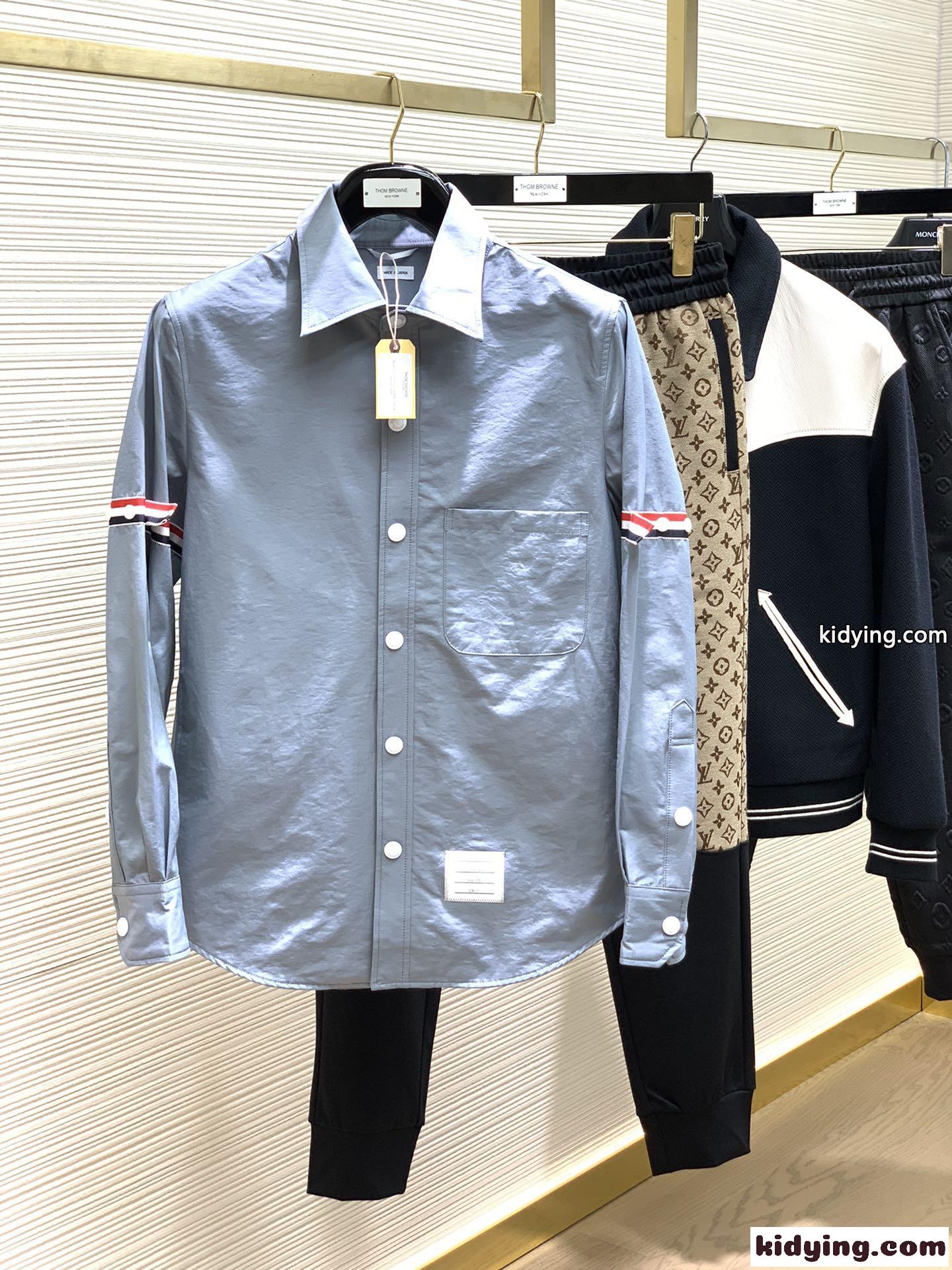 シンプル 上品 カジュアル トムブラウン シャツ コピー メンズ ロングスリーブ-2