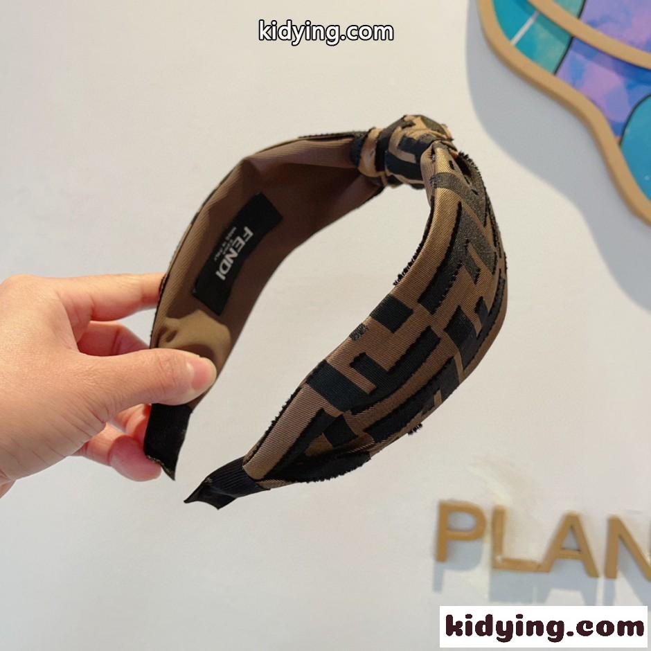 お洒落 合わせやすい FFロゴ フェンディ カチューシャ 偽物 ヘアアクセサリー-2