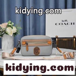 コーチバッグ 新作 コピー  Coachコーチの幅の広い肩ベルトは斜めに胸包の片肩多機能カメラバッグ-1