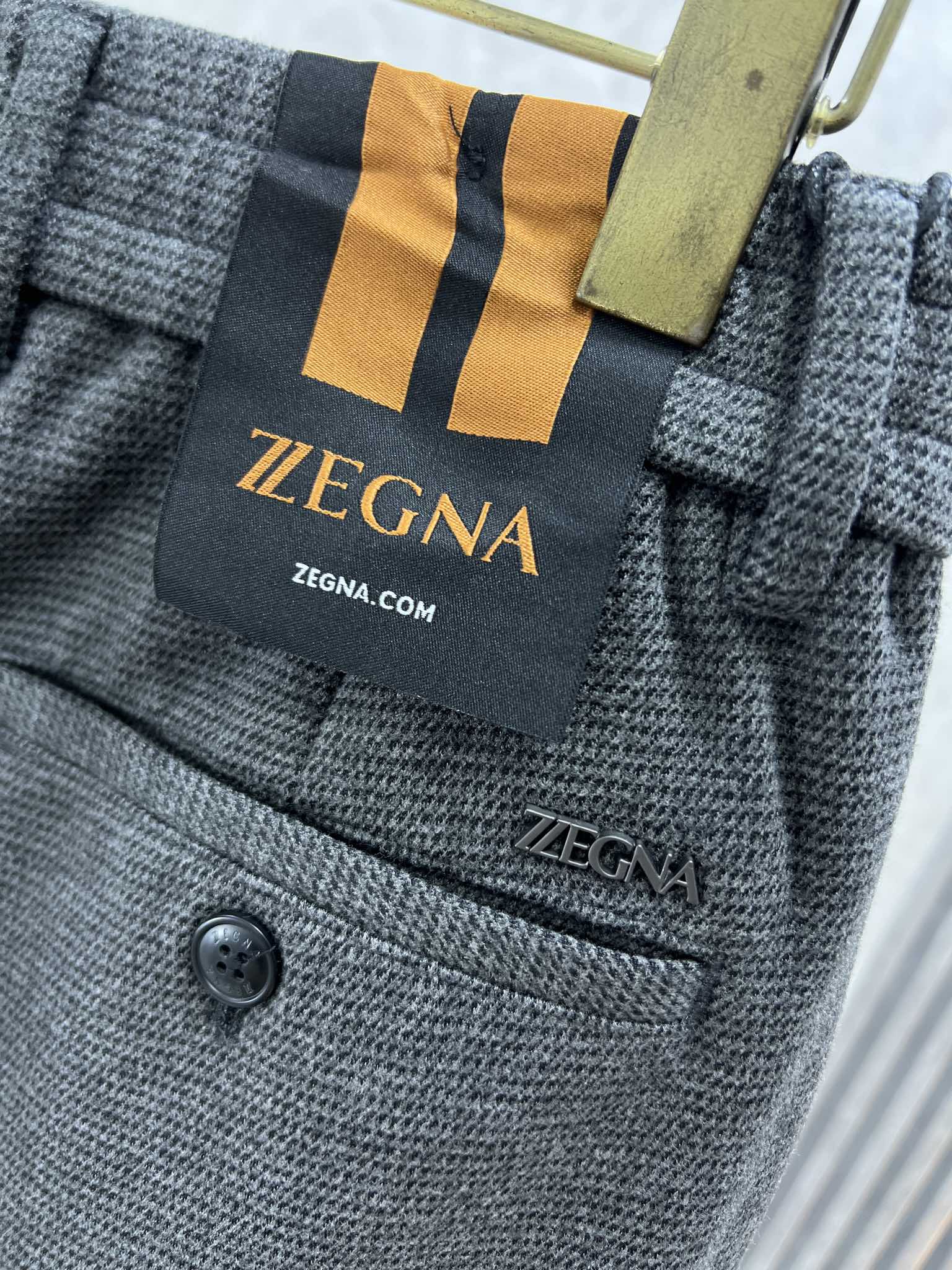 シンプル エルメネジルド・ゼニア パンツ コピー 合わせやすい カジュアル スラックス-4