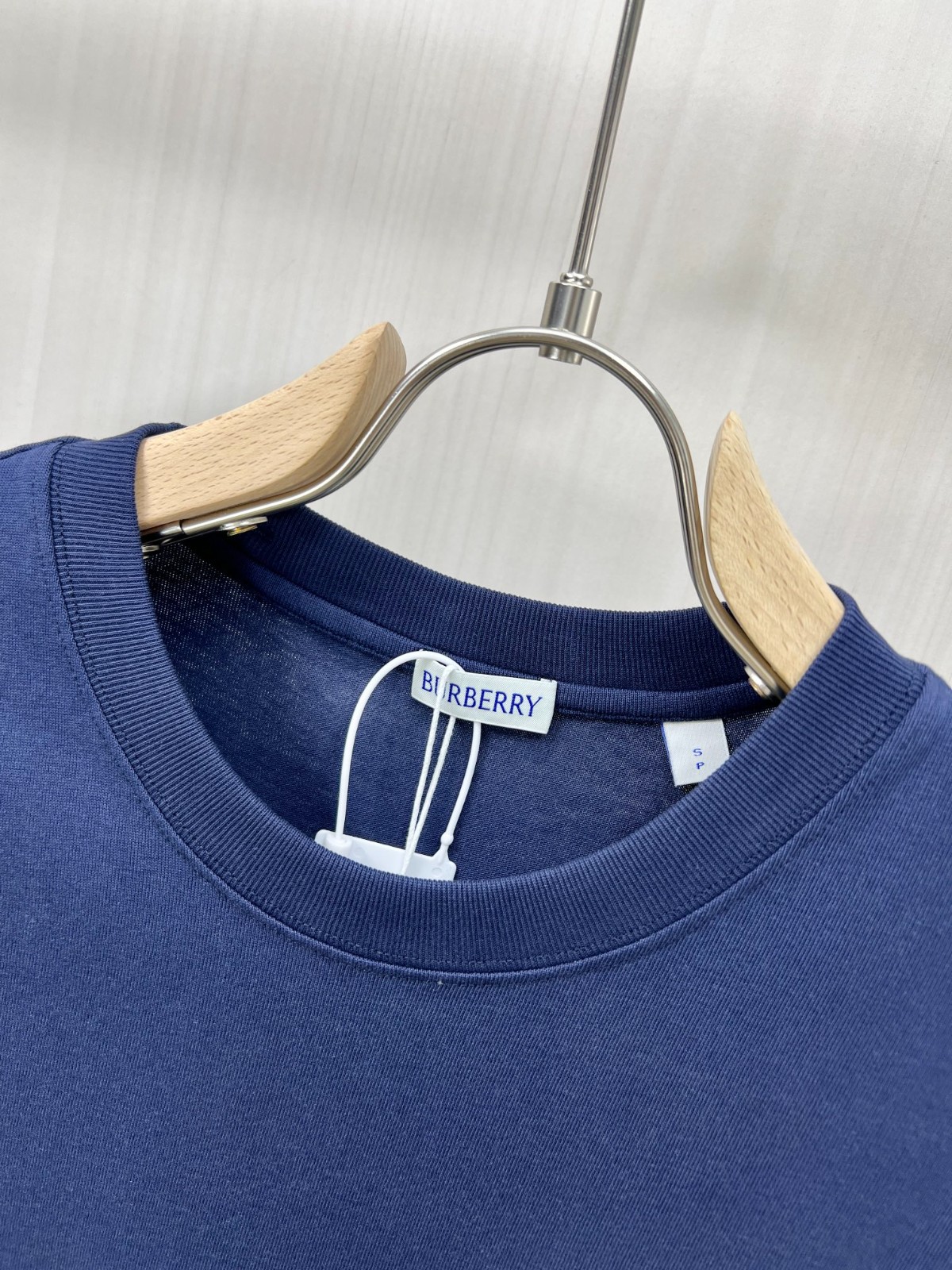 EKD ストライプ コットンTシャツ バーバリー Tシャツ コピー ブルー-2
