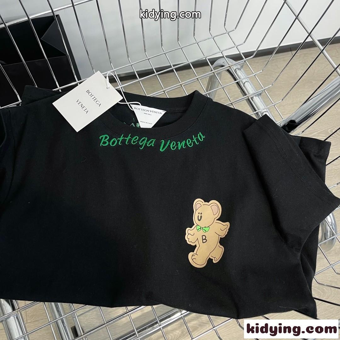 人気 カジュアル おしゃれ ラウンドネック ボッテガヴェネタ tシャツ コピー 半袖 刺繍 プリント トップス-2