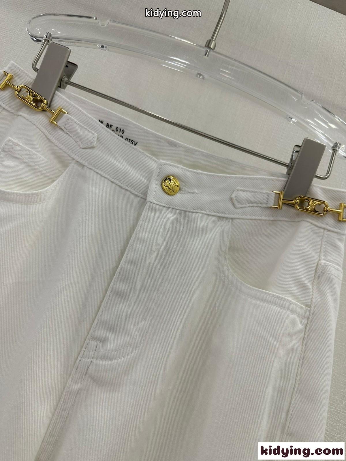 シンプル おしゃれ 合わせやすい セリーヌ ジーンズ コピー レディース デニムパンツ-2