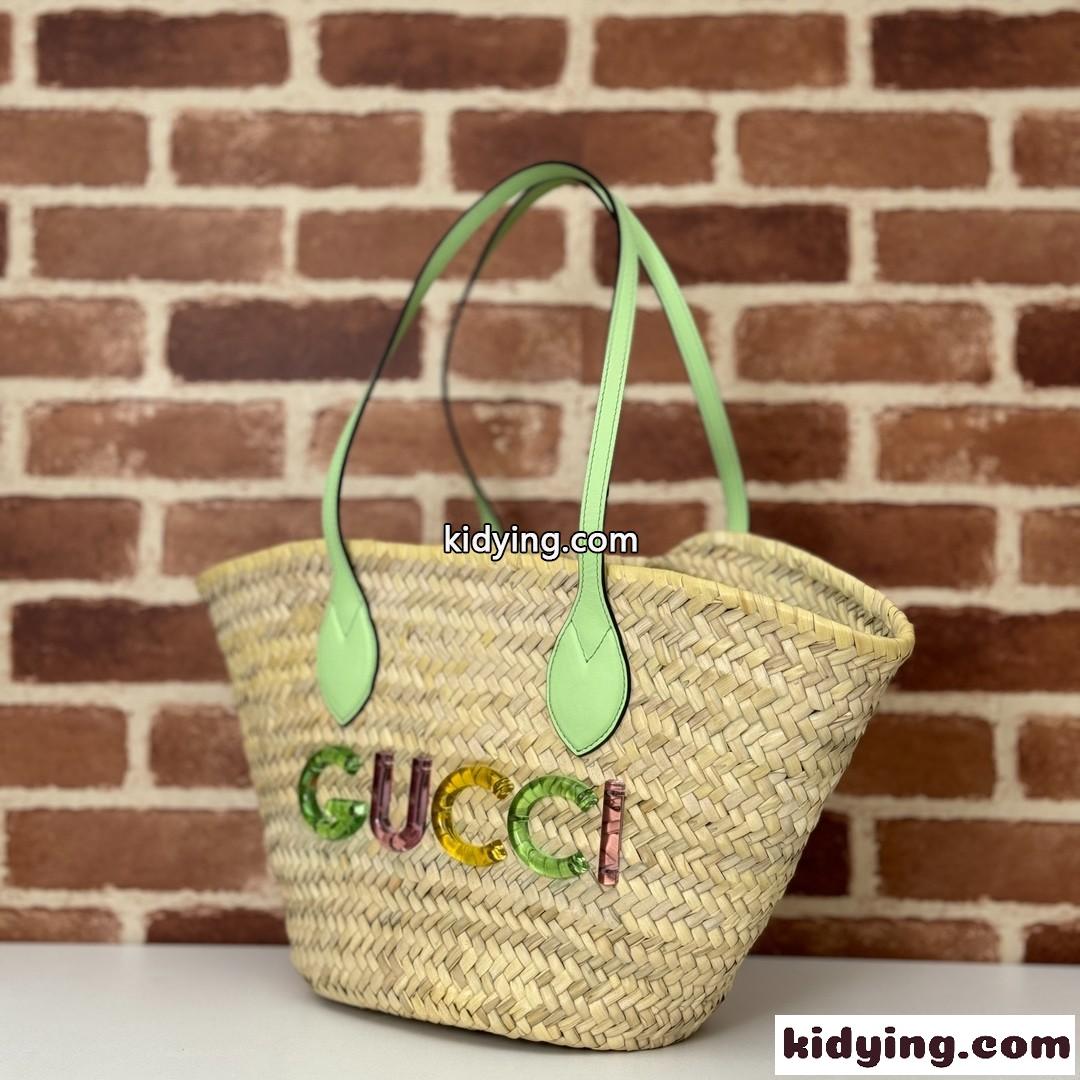 GUCCI ロゴ スモール ストロー トートバッグ グッチ バッグ スーパーコピー 779524-4