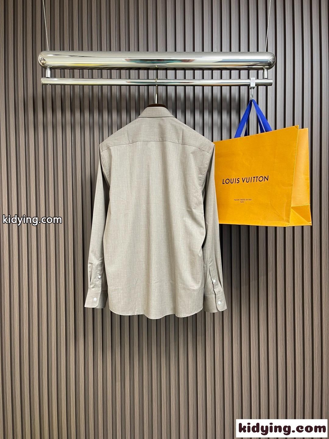 シンプル カジュアル 長袖シャツ エルメネジルド・ゼニア シャツ コピー メンズ トップス-1