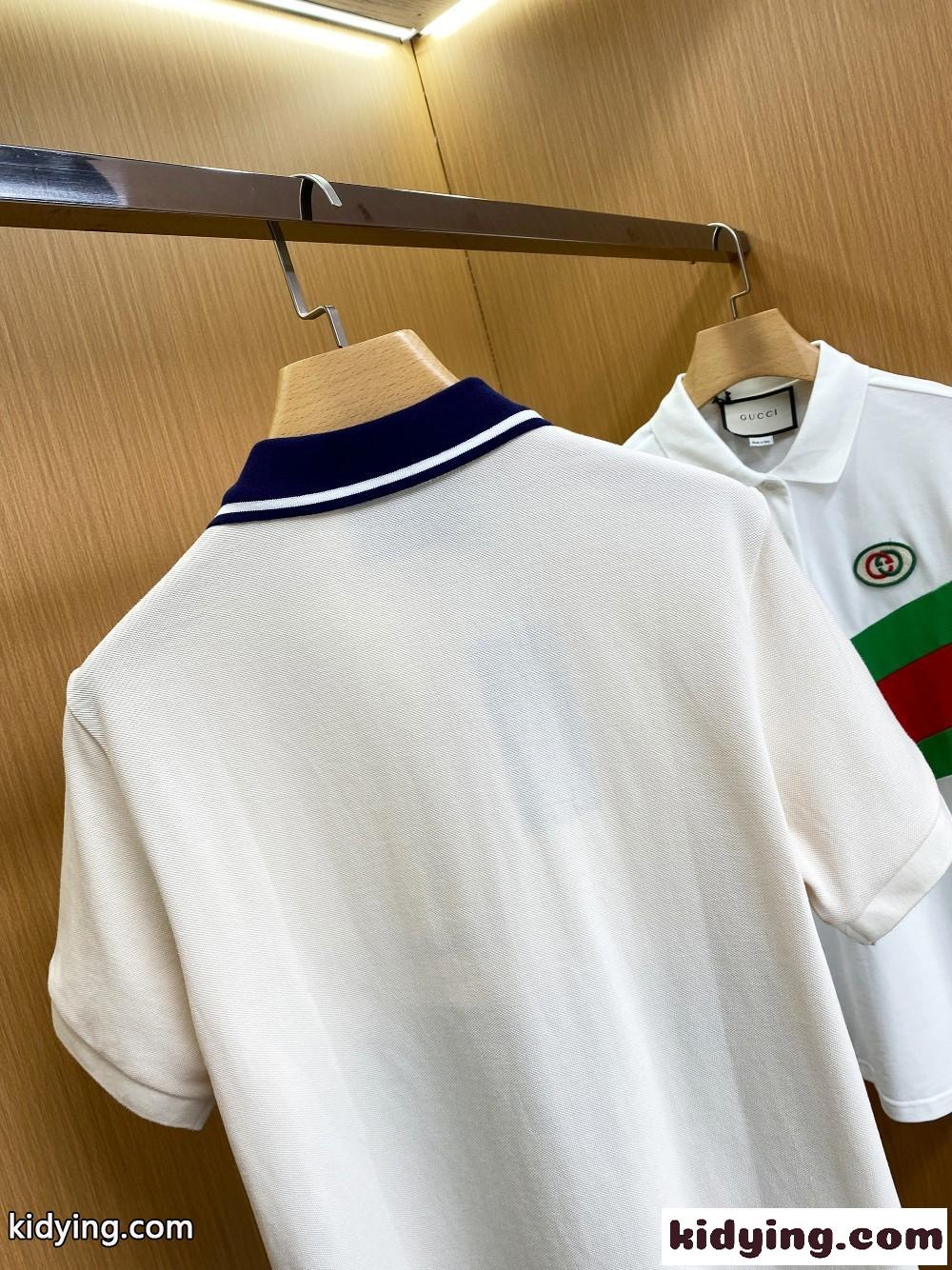 上品 エレガント カジュアル スポーツ グッチ 半袖Tシャツ コピー メンズ 刺繍 ポロシャツ-3