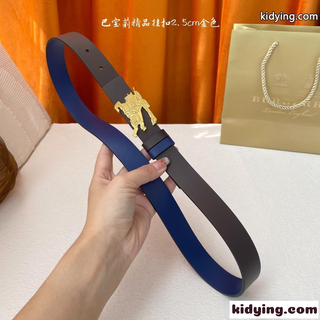 人気 上品 リバーシブル レザーベルト バーバリー ベルト コピー 合わせやすい-3