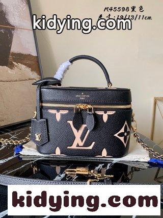 ​このVanity トランペット手袋融合 ルイヴィトン バッグ 一覧コピー  Giant Monogramエンボス エレガントな配置,革のトップハンドル-2